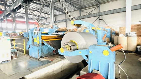 เครื่องตัดแผ่นเหล็กแผ่นรีดเย็น 2200mm Wilder Metal Slitter