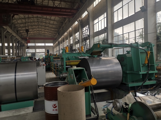 HR เหล็กแผ่นม้วน Slitting สายการผลิต