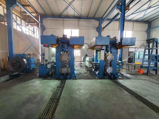 ความกว้างม้วน 200 มม. โรงรีดเย็นสองยืน 150m / นาที 4hi สำหรับ Carbon Steel