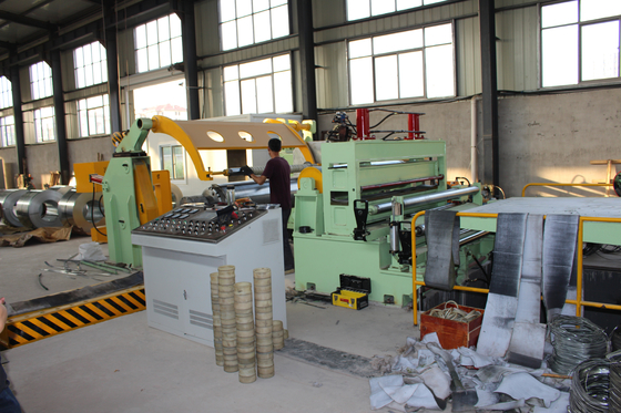 MA-(0.3-2)×1300mm Metal Coil Slitter สำหรับตลาดอิหร่านด้วยความเร็วสูงสำหรับความหนา 0.3-2mm