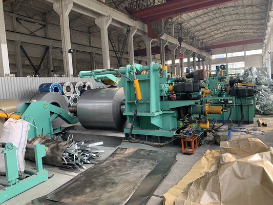 เครื่องตัดแผ่นเหล็ก 1800 มม. Five Roller Leveling