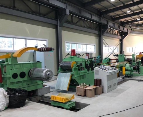 เครื่องตัดแถบทองแดงอัตโนมัติ 90KW พร้อมตัวปรับความตึง